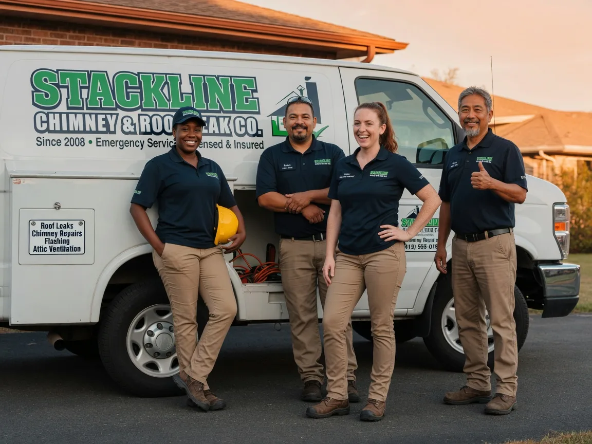 Chimney flashing repair company in Greenacres, WA